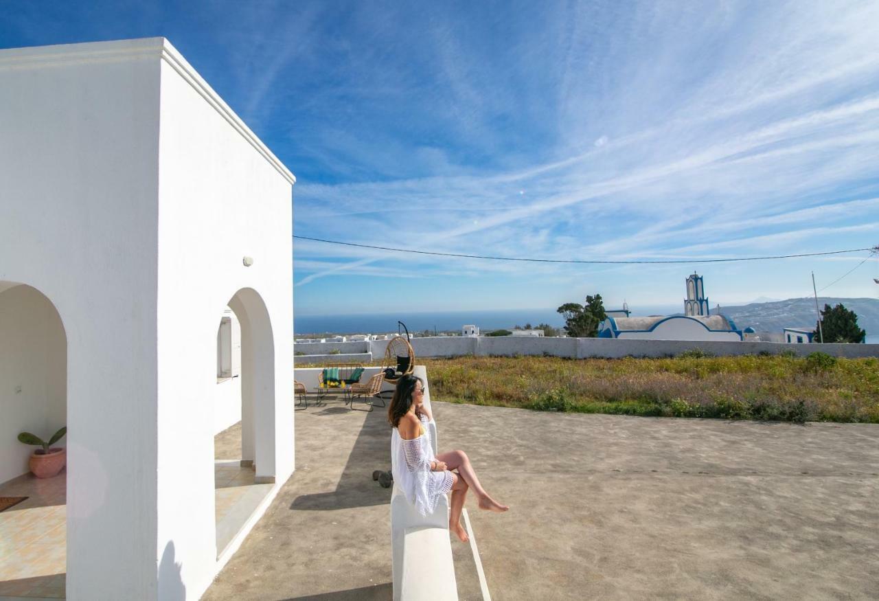 Caldera Sunset Villa Megalochori  Ngoại thất bức ảnh