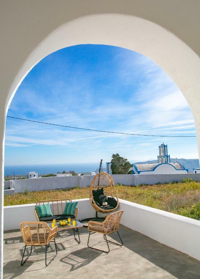 Caldera Sunset Villa Megalochori  Ngoại thất bức ảnh