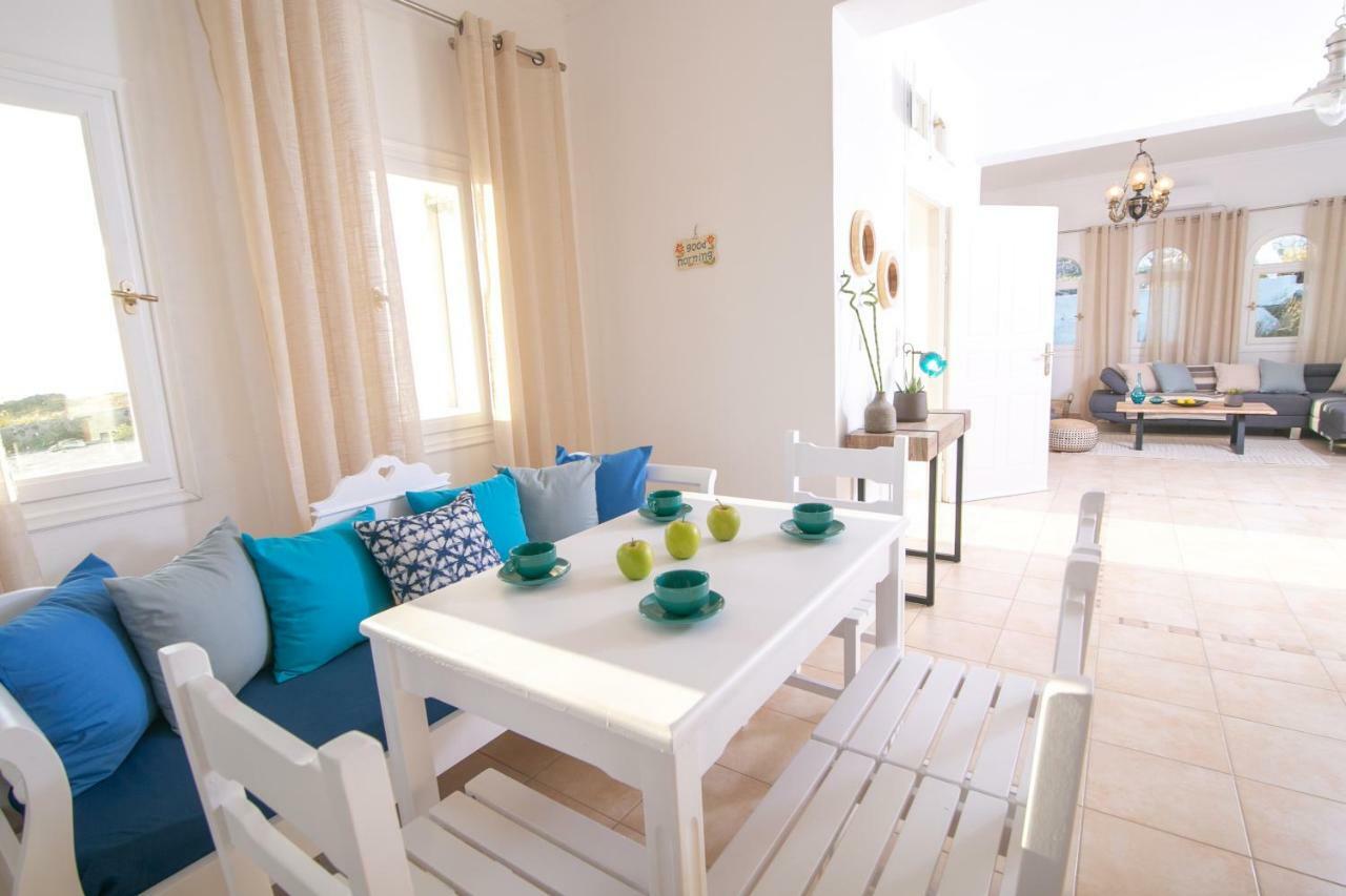 Caldera Sunset Villa Megalochori  Ngoại thất bức ảnh