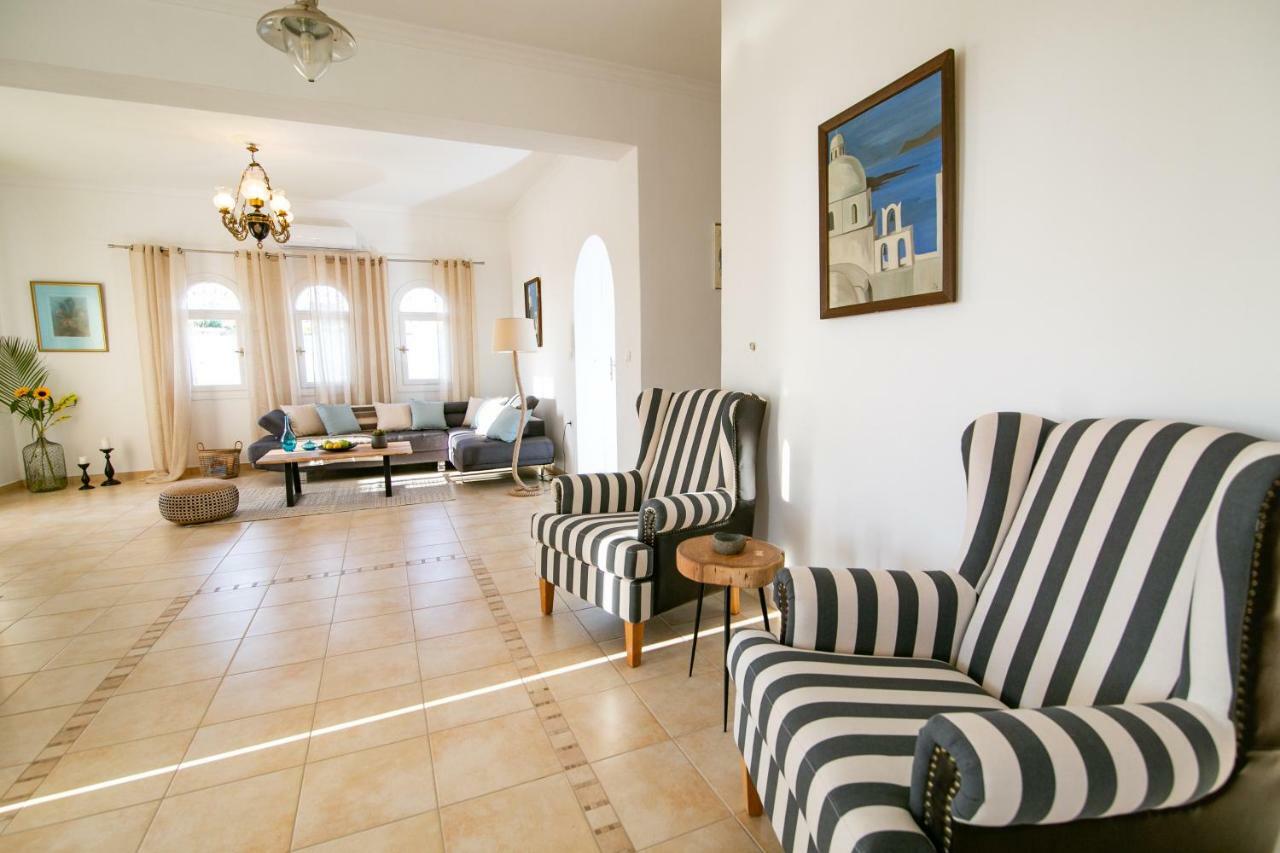 Caldera Sunset Villa Megalochori  Ngoại thất bức ảnh