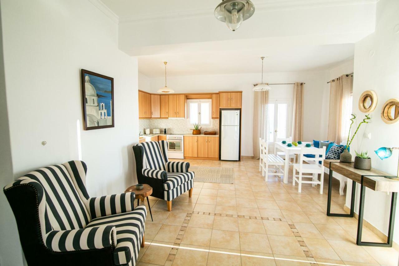 Caldera Sunset Villa Megalochori  Ngoại thất bức ảnh