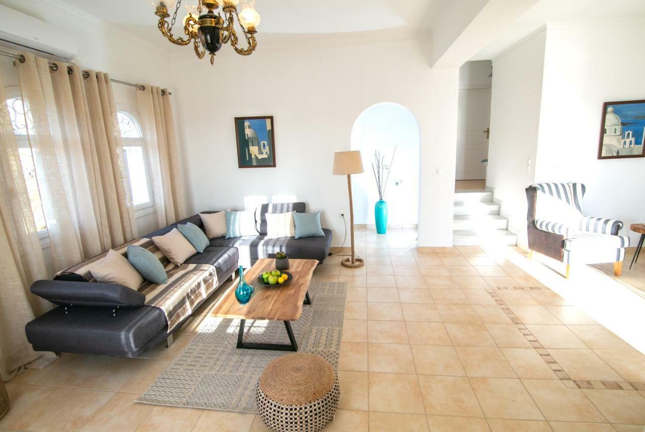 Caldera Sunset Villa Megalochori  Ngoại thất bức ảnh