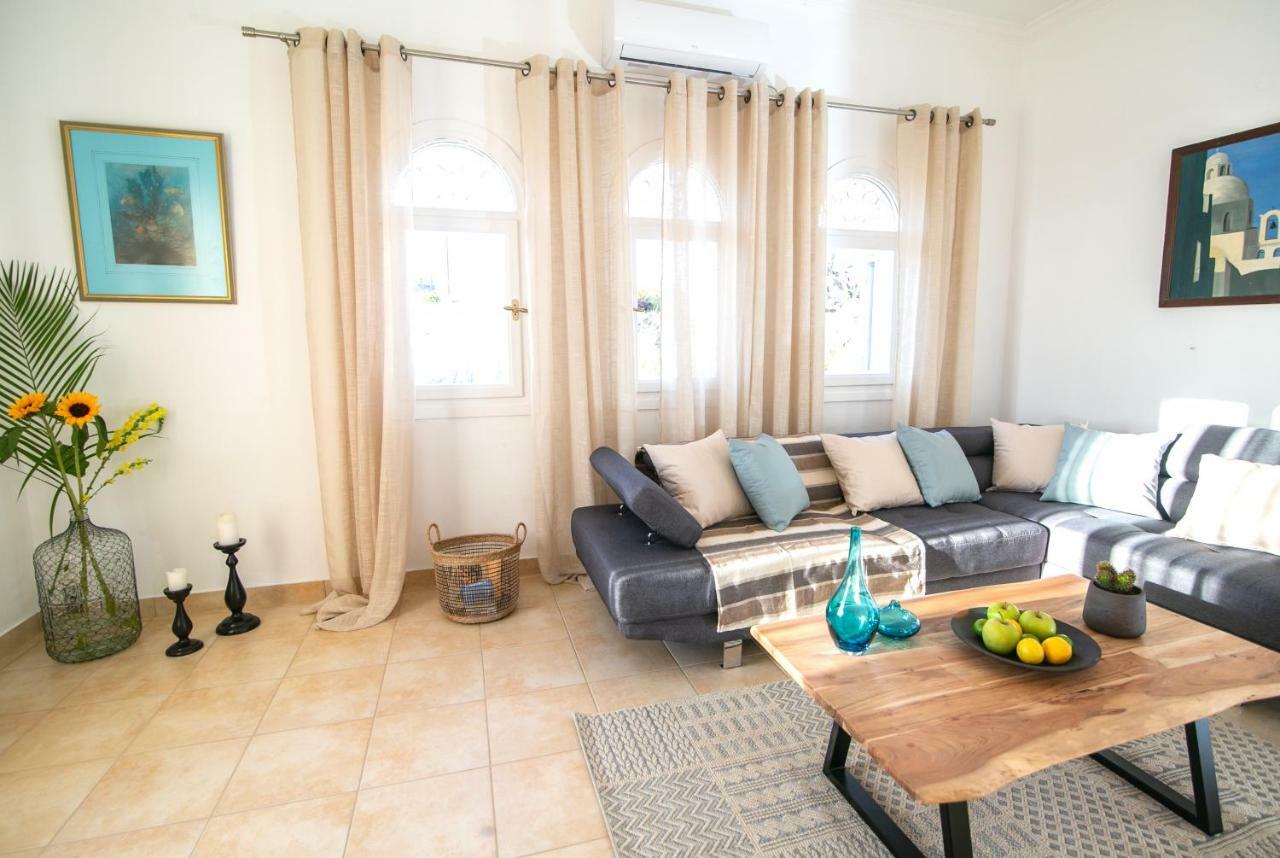 Caldera Sunset Villa Megalochori  Ngoại thất bức ảnh