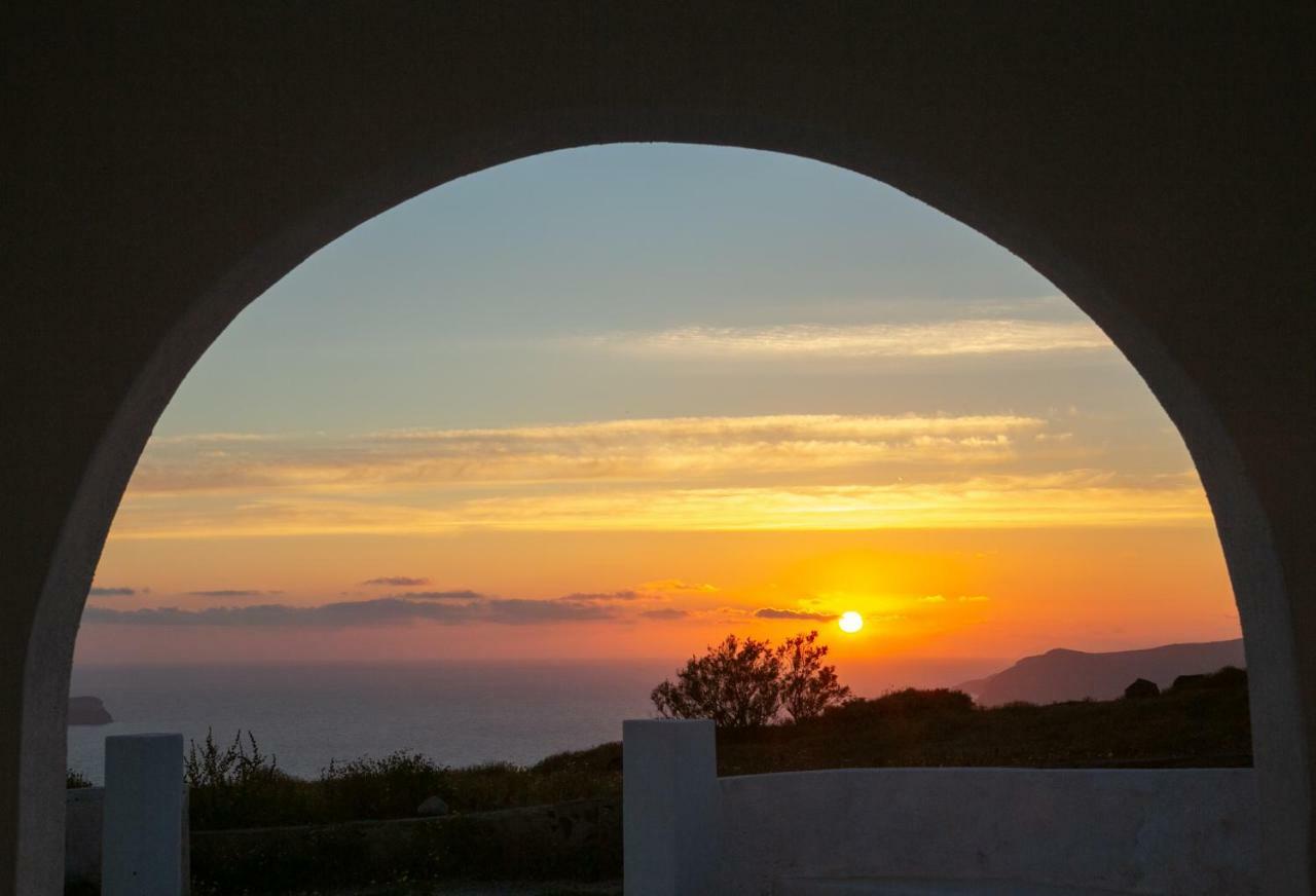 Caldera Sunset Villa Megalochori  Ngoại thất bức ảnh