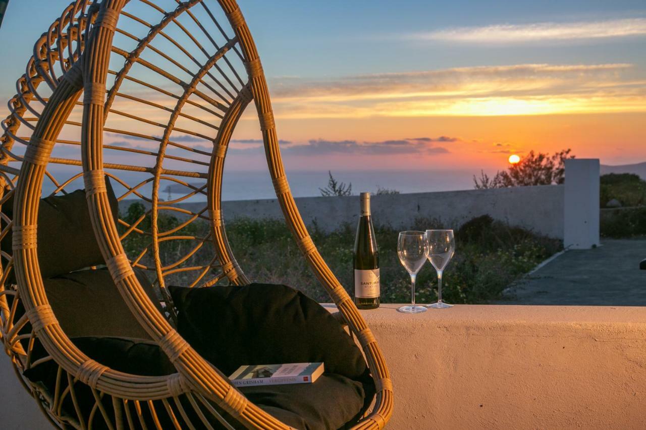 Caldera Sunset Villa Megalochori  Ngoại thất bức ảnh