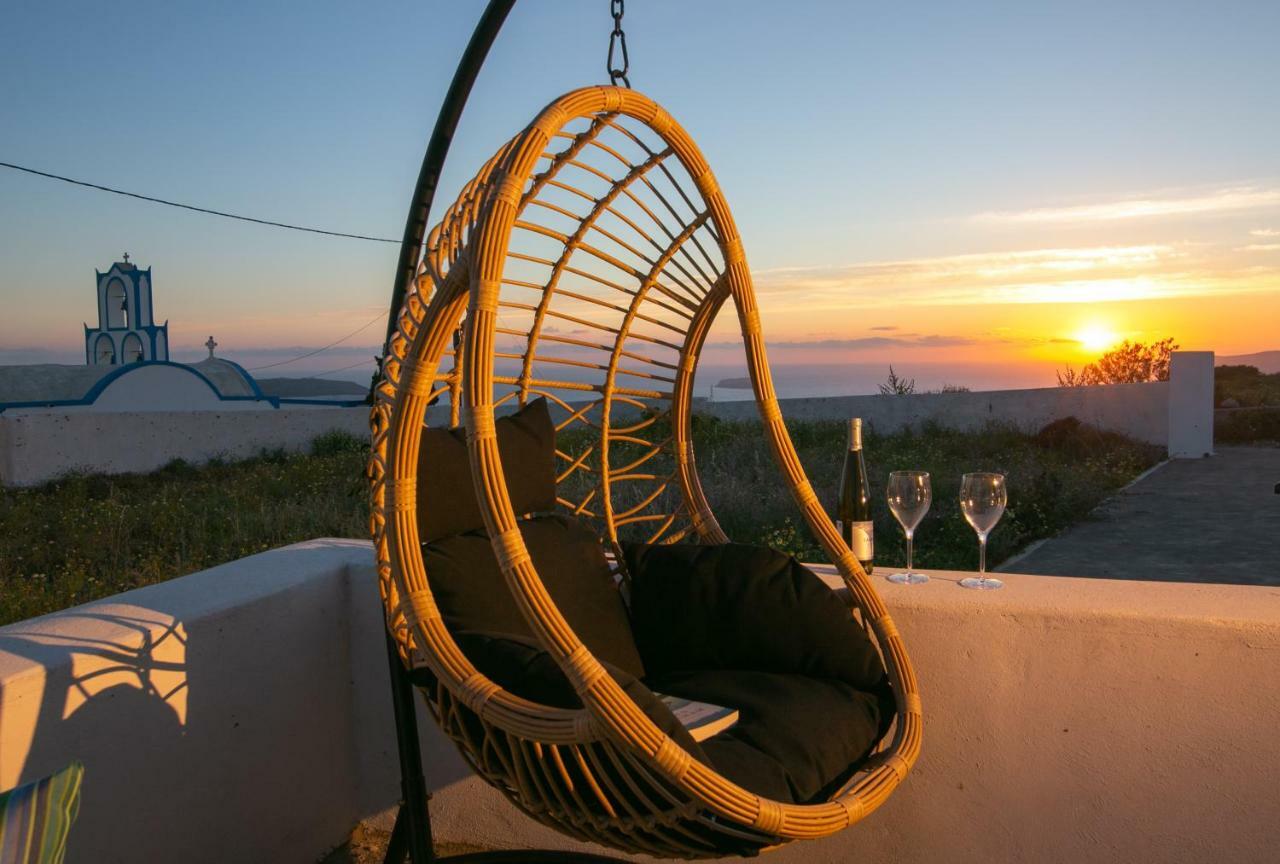 Caldera Sunset Villa Megalochori  Ngoại thất bức ảnh