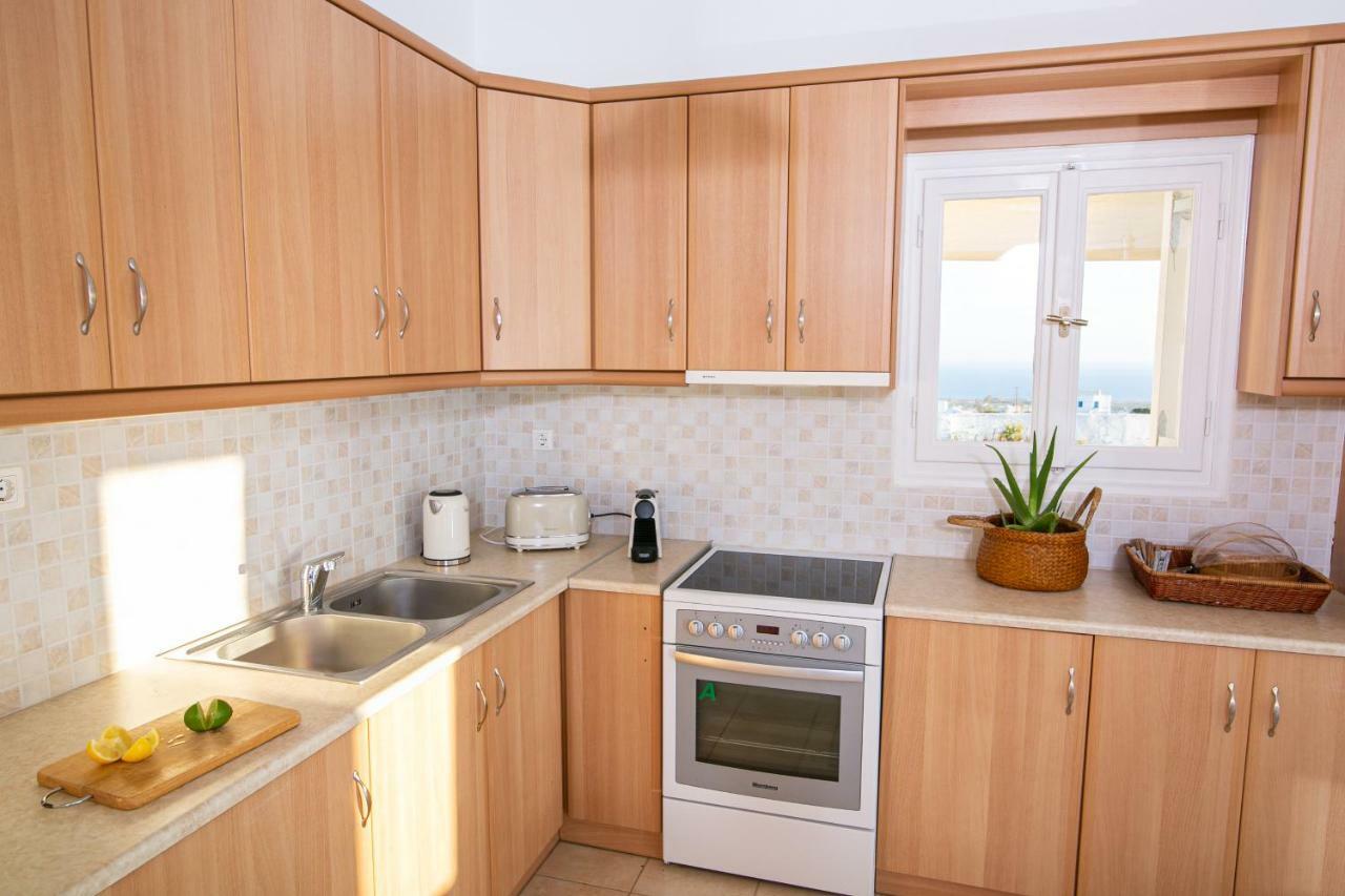 Caldera Sunset Villa Megalochori  Ngoại thất bức ảnh